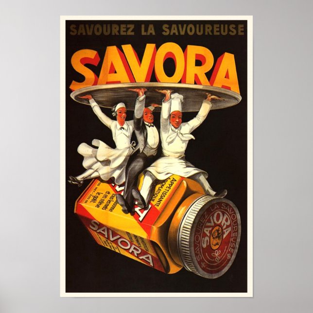 Poster Vintage Savora Condition Advertisse (Frente)