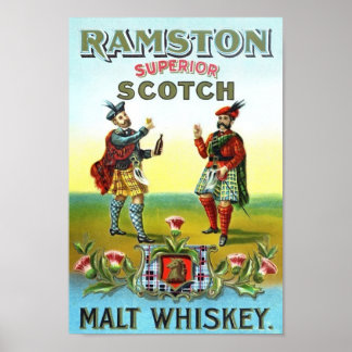 Poster vintage Scotch Superior Ramston