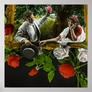 Poster Vintage Scott e Van Altena Sing Romântico