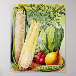 Poster Vintage Seed Advertisement