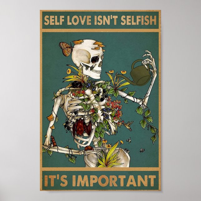 Poster Vintage selflove (Frente)