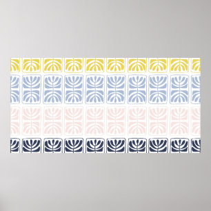 Poster Vintage sem descontinuidades étnicas