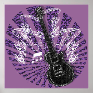 Pôster Vintage Sheet Music Rock N Roll