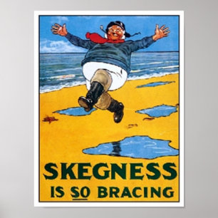 Poster Vintage Skegness Ad - Skegness é tão surpreenden