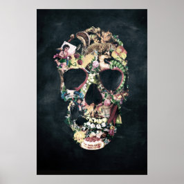 Pôster Vintage Skull