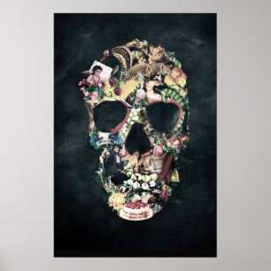 Pôster Vintage Skull
