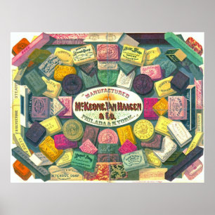 Pôster Vintage Soap Ad 1865