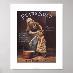 Poster Vintage Soap Ad Print
