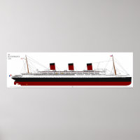 Vintage SS Ile de France Ocean Liner Diagrama