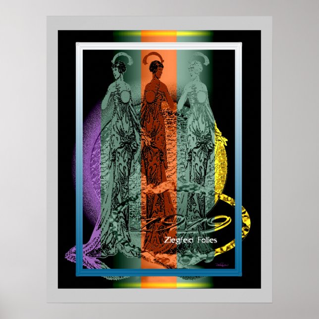 Poster Vintage Style, 1919 Follies (Frente)