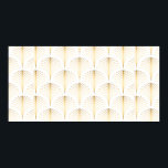 Poster Vintage style elegant floral art deco repete fan p<br><div class="desc">Estilo de safra elegante arte floral deco repetir padrão do ventilador/folha de palma estilizada em gradiente metálico ouro sobre fundo leve. Um padrão de fãs de deco artístico sem costura.</div>