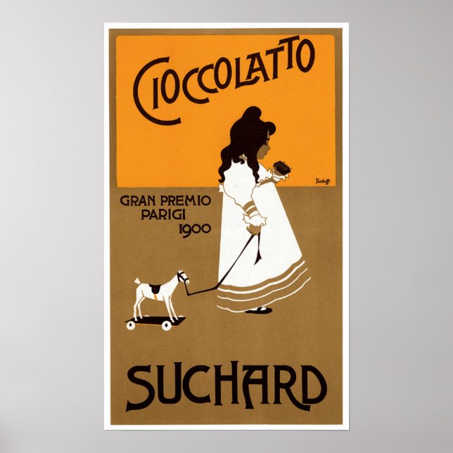Poster Vintage Suchard Cioccolatto (Frente)