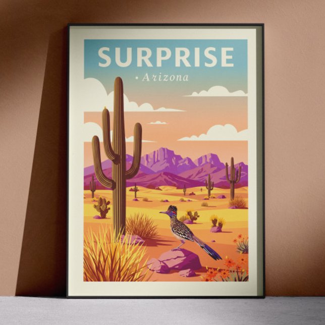 Poster Vintage Surprise Arizona (Criador carregado)