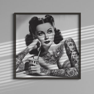 Poster Vintage Tattoooooan