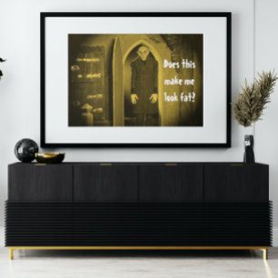 Poster Vintage Terror de Vampiro Nosferatu Mostarda Amare