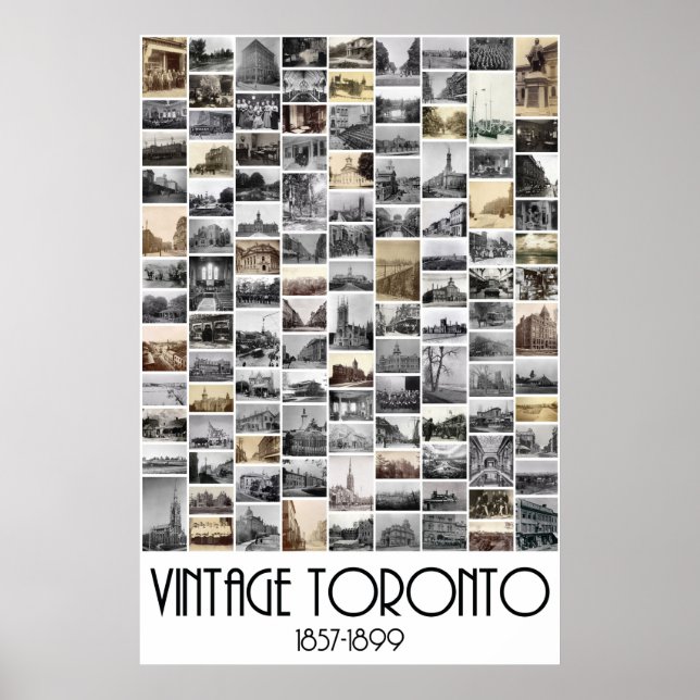 Pôster Vintage Toronto: fotografias de 1857-1899 (Frente)