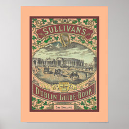 Poster Vintage Tourist Guide to Dublin Ireland Viagem