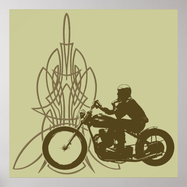 Poster Vintage Triumph Riding (Frente)