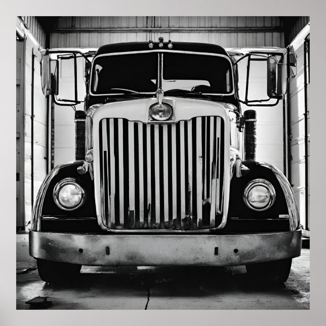 Poster Vintage Truck (Frente)