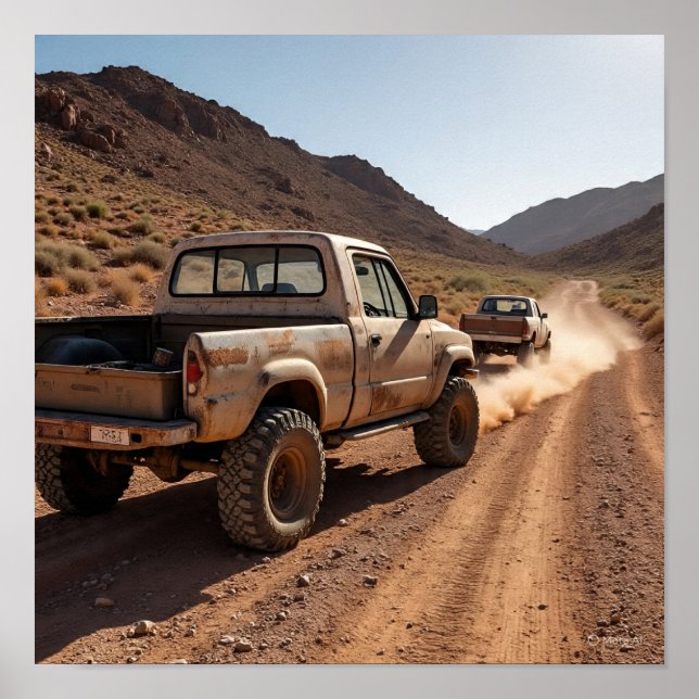 Poster Vintage Truck no Chase (Frente)