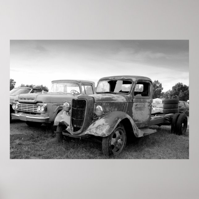 Poster Vintage Trucks (Frente)
