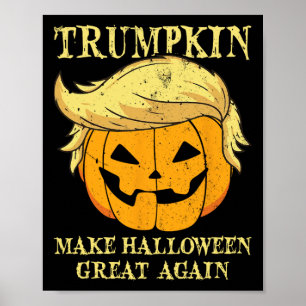 Poster Vintage Trumpkin Torna O Excelente De Halloween No