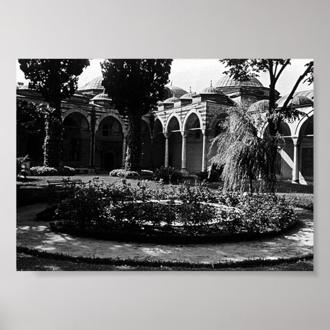 Poster Vintage Turkey Istambul Topkapi museum (Frente)