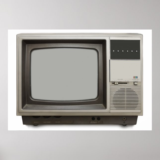 Pôster vintage tv (Frente)