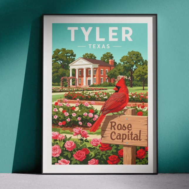 Poster Vintage Tyler Texas (Criador carregado)