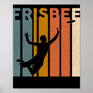 Poster Vintage Ultimate Frisbee Sport Retro