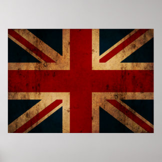 Pôster Vintage Union Jack