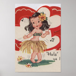 Poster Vintage valentine -