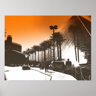 Pôster Vintage Vegas Luxor