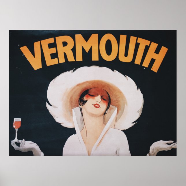 Poster Vintage Vermouth Advertisement (Frente)