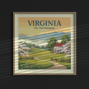 Poster Vintage Virginia