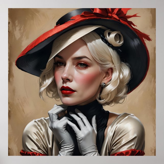 Poster Vintage Vogue (Frente)