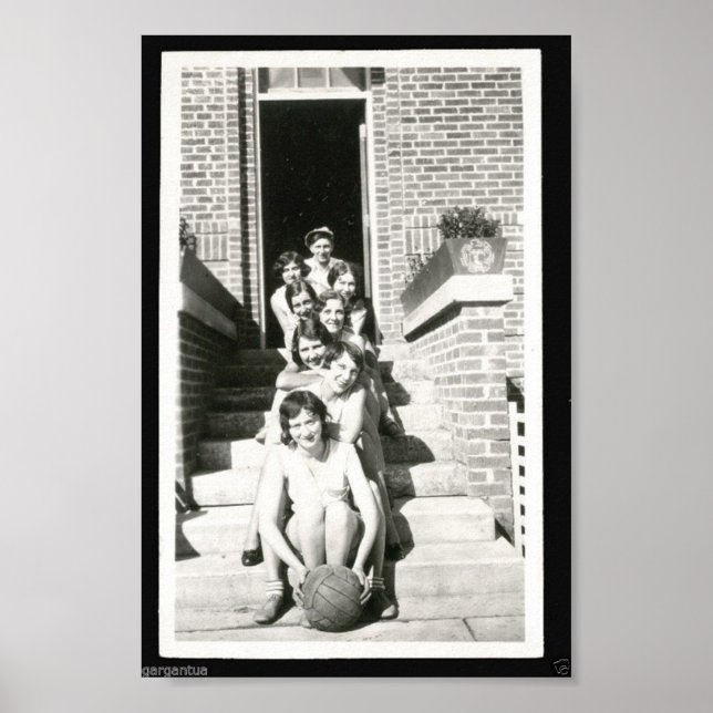 Pôster Vintage Voleibol (Frente)