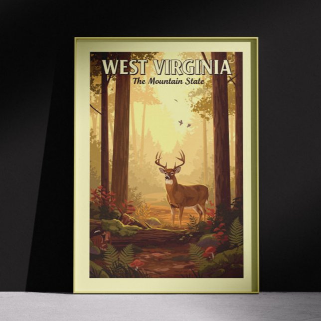 Poster Vintage West Virginia (Criador carregado)