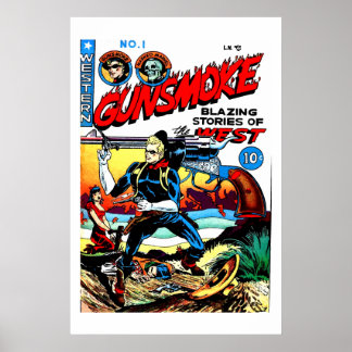 Pôster Vintage Western Comic - Cigarro #1