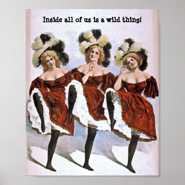 Poster Vintage - Wild Thing, (Frente)
