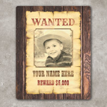 Poster | Vintage Wild West Photo Template