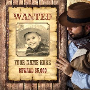 Poster Vintage Wild West Photo Template