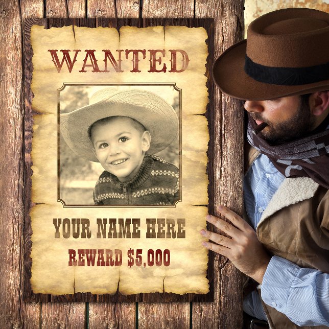 Poster | Vintage Wild West Photo Template (Criador carregado)