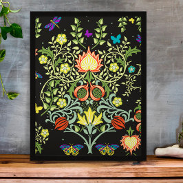 Poster Vintage William Morris Botanical