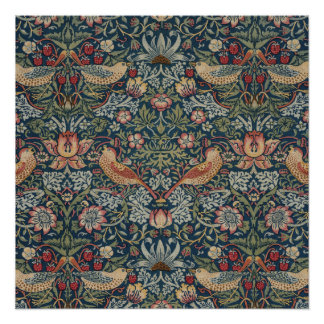 Pôster Vintage William Morris Strawberry Thef