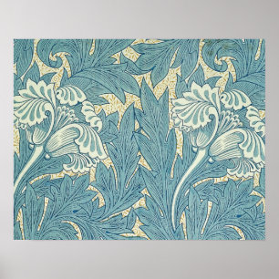 Pôster Vintage William Morris Tulip Floral Design