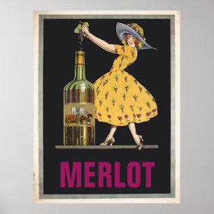 Poster Vintage Wine, edit text