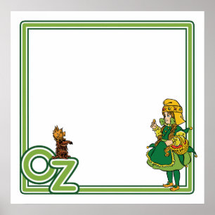 Poster Vintage Wizard of Oz; Dorothy and Toto