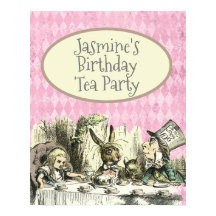 Vintage Wonderland Tea Party Pink