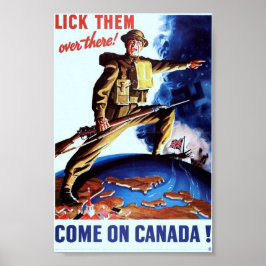 Poster Vintage WW2 Propaganda